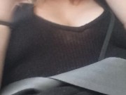 I hope this is the right one of me smoking a cigarette with tits out riding around 3/16