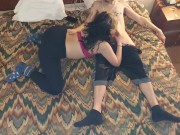 Milf get caught cheating on husband with step brother 7/16