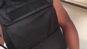 That Work break rub out she made me so horny and had me milking it at work