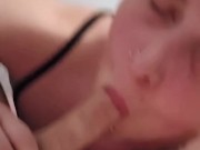 Good girl likes to suck and deepthroat my cock 1/16