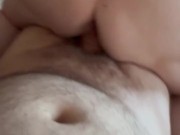 Bbw hotwife riding cock reverse cowgirl 6/16