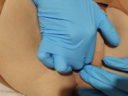 DO YOU LIKE TO EXCITE ME WITH MY WIDE PUSSY IN MY TRANSPARENT STOCKINGS?CLOSE UP VIEW ❤️ 5/16