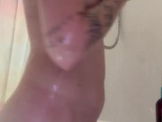 Showering after a blue collar workday 12/16