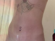 Showering after a blue collar workday 16/16