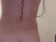 Showering after a blue collar workday 7/16