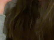 Young pretty brunette sucking her pink toy 12/16