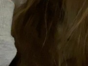 Young pretty brunette sucking her pink toy 6/16