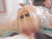 【ぶんコス】「ダメでござる♡♡あっあっイぐっ♡♡」枕営業でご奉仕えっち🤍乳首を弄ばれ連続快楽絶頂🤍 - Screenshot 12 of 16 - Japanese