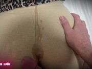 Shy stepsister want to rest, but I want to dry hump her juicy ass and cum on her panties 16/16