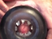 Creampied Fleshlight toy during a quickie masturbation session 14/16