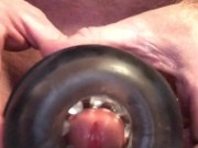 Creampied Fleshlight toy during a quickie masturbation session 8/16