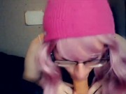 Goth Transgirl Sucks MASSIVE Schlong 16/16