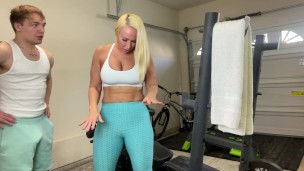 My Big Tit Step Aunt Wants To Fuck Instead Of Lifting - Mellanie Monroe