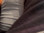 Late night laundry turns into passionate blow job 14/16