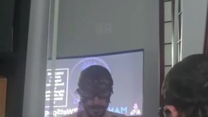 Is This What You Want Straight Edge Red Ass Spatula Dracula Dangling Close Up Cock Twink Shorties
