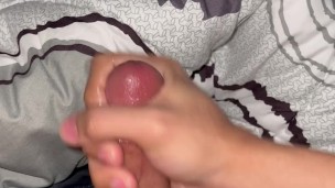 Asian dick full of cum