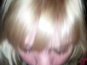 Hot Young Blonde Girlfriend Sucks My Cock and Balls 12/16