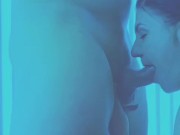 RISKY  PUBLIC TAN STUDIO BJ CUMM ON FACE 8/16