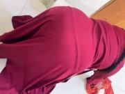 Beautiful Muslim Hot Stepmom Clean Room & try To Seduce me by Show Her Big Ass want Ass fuck from me 1/16