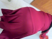 Beautiful Muslim Hot Stepmom Clean Room & try To Seduce me by Show Her Big Ass want Ass fuck from me 2/16