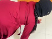 Beautiful Muslim Hot Stepmom Clean Room & try To Seduce me by Show Her Big Ass want Ass fuck from me 4/16