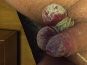 Tapping my balls with Drumsticks 3/16