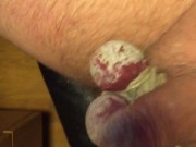 Tapping my balls with Drumsticks 9/16