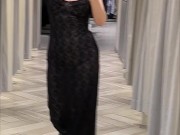 Public dressing room beautiful horny girl 4/16