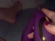 Tease- Vibrator battery dies before I cum 1/16