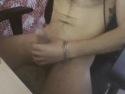 Horny Male Moans While Edging Big Cock (Use Headphones) 15/16