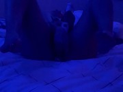 Amateur brunette plays with toys 15/16