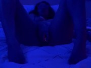 Amateur brunette plays with toys 3/16