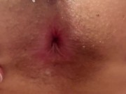 Первый раз в узкую волосатую попку 13/16