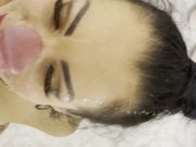 Huge load of cum for MILFs face Valentina Sierra POV 11/16