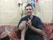 Attempting the lotus pose 10/16