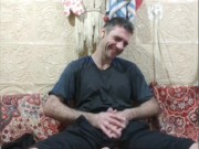 Attempting the lotus pose 16/16