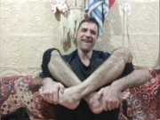 Attempting the lotus pose 7/16