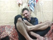 Attempting the lotus pose 8/16