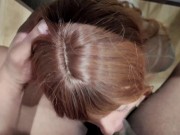 Redhead slut sucks hers roommates cock 16/16