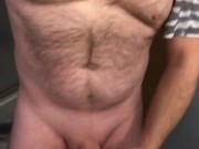 Cumming while taking a break from this painting job, trying to be quiet 5/16