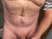 Cumming while taking a break from this painting job, trying to be quiet 6/16