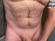 Cumming while taking a break from this painting job, trying to be quiet 8/16