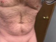 Cumming while taking a break from this painting job, trying to be quiet 9/16