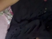 BRAZILIAN TEEN - My skinny 18 year old girlfriend sends me a video so I can miss her 1/16