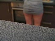 Stepson fucked his stepmom DadaDeville while dad was on the phone in the next room very hot and risk 6/16