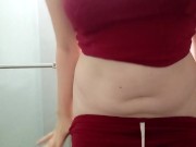 su coño limpio recien bañada