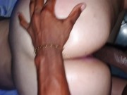 Big ass girlfriend gets fucked hard by a big black cock in a hotel room - S'lyka and PetterX 1/16