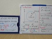 Equation describes a Circle.[JapanMath](Big Natural Tits) 10/16