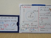 Equation describes a Circle.[JapanMath](Big Natural Tits) 11/16