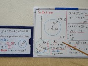 Equation describes a Circle.[JapanMath](Big Natural Tits) 5/16